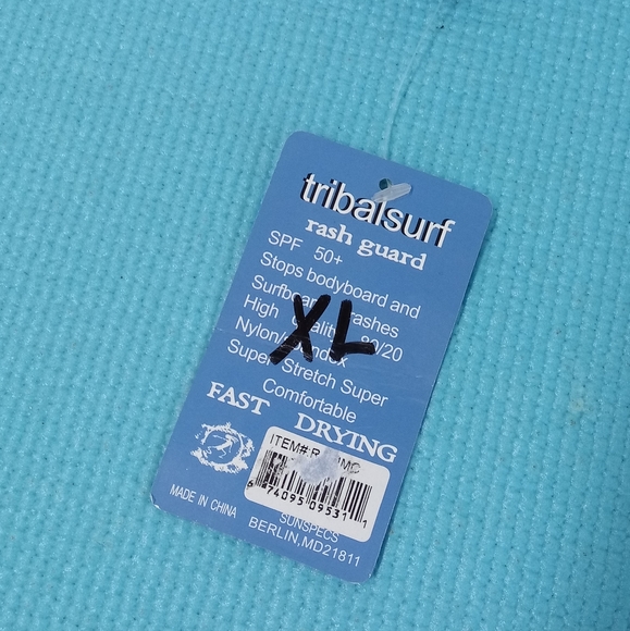 TribalSurf Rash Guard Shirt Size XL (Youth) - Picture 3 of 5